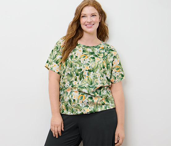 Bedrucktes Blusenshirt