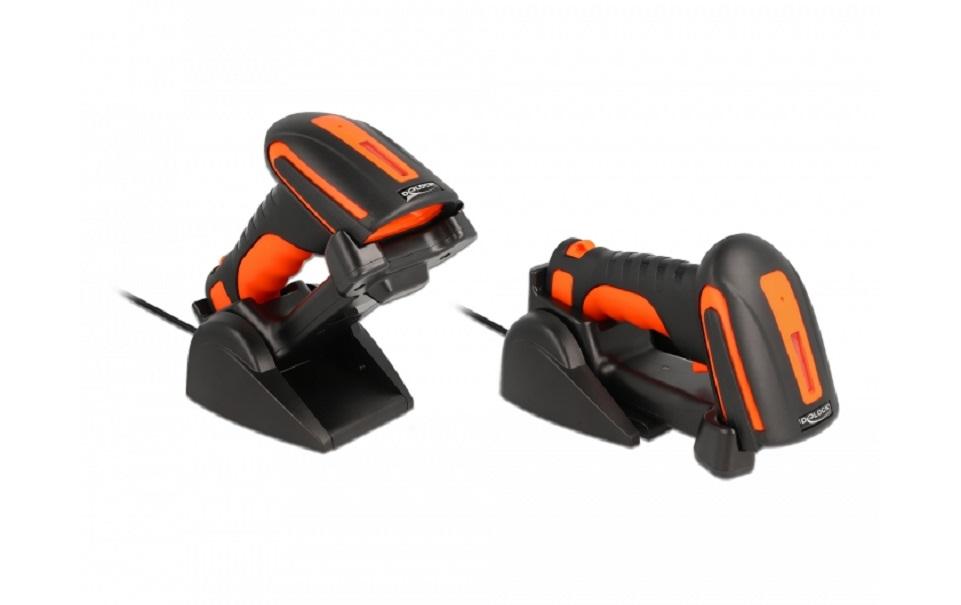 Barcode Scanner 90556 - 1D/2D<br>Barcode-Scanner mit hoher Übertragungsreichweite via 2.4 GHz, Bluetooth oder kabelgebunden über USB