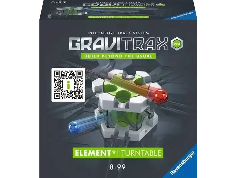 Ravensburger GraviTrax PRO Element Turntable, Legetøj marmorkuglebane, 8 År