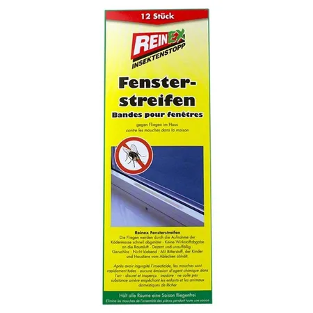 Reinex Fensterstreifen gegen Fliegen 12 Stück