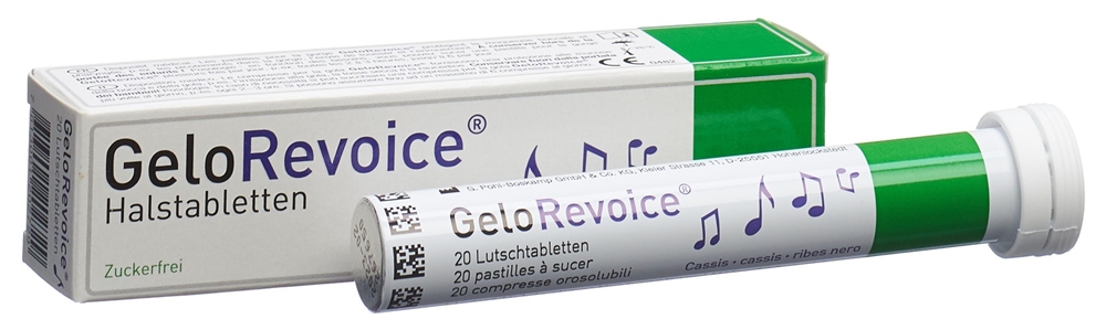 GELOREVOICE Halstabletten Lutschtabl Cassis 20 Stk