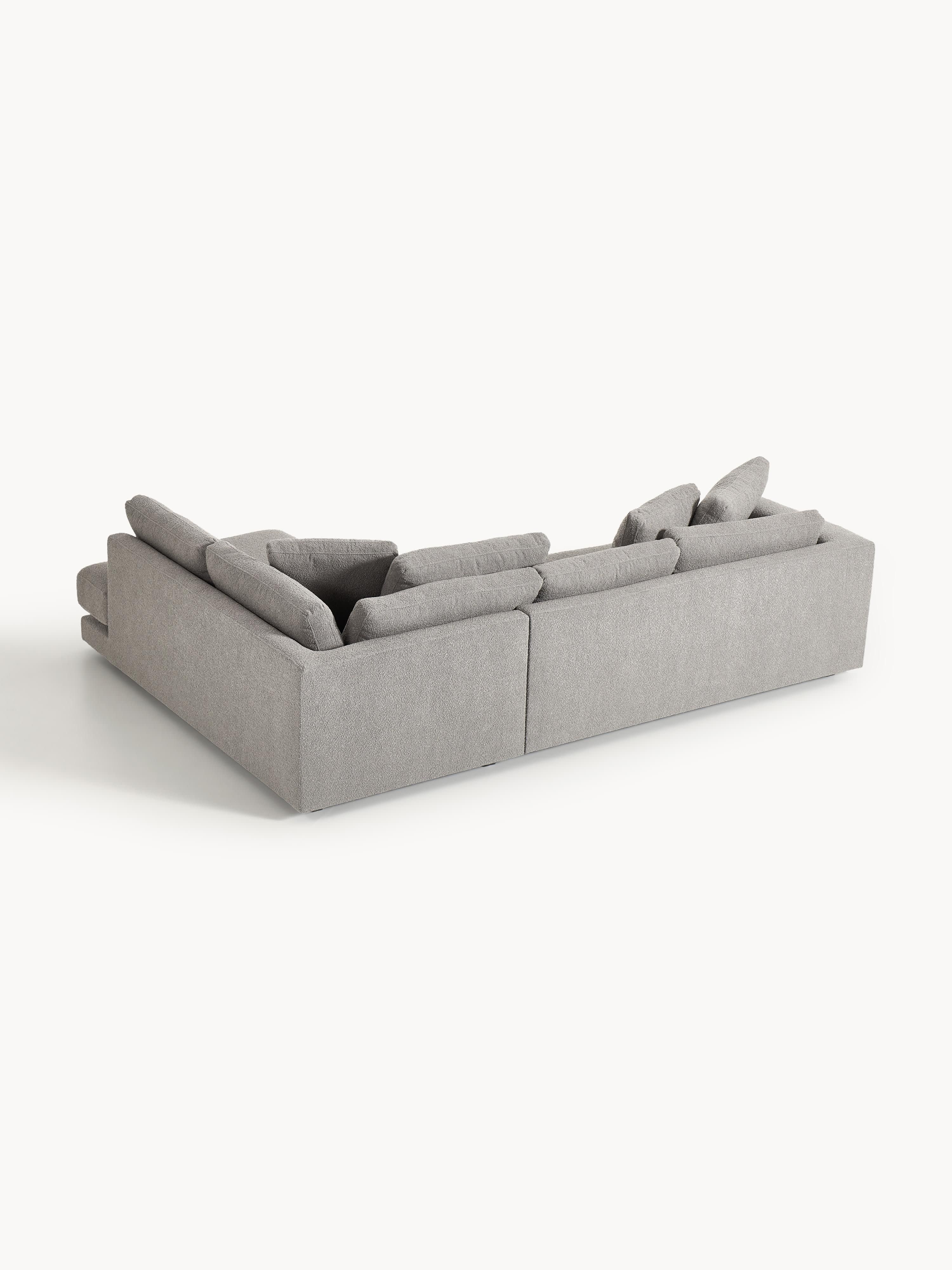 Bouclé hoekbank Tribeca