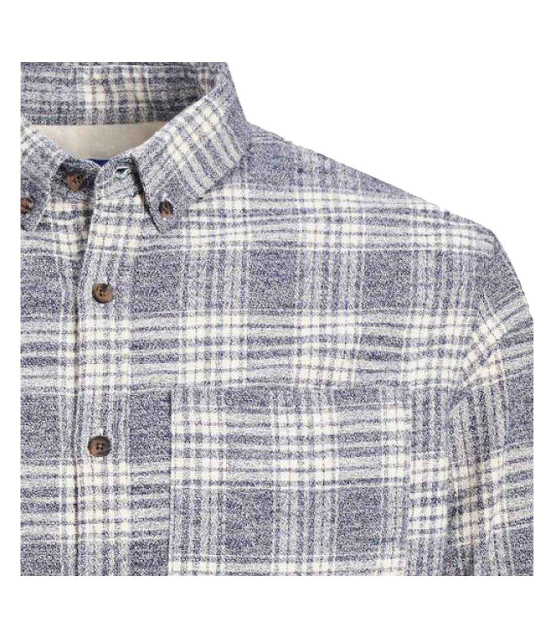 Chemise à carreaux Bleu/Gris Homme Jack & Jones Grindle
