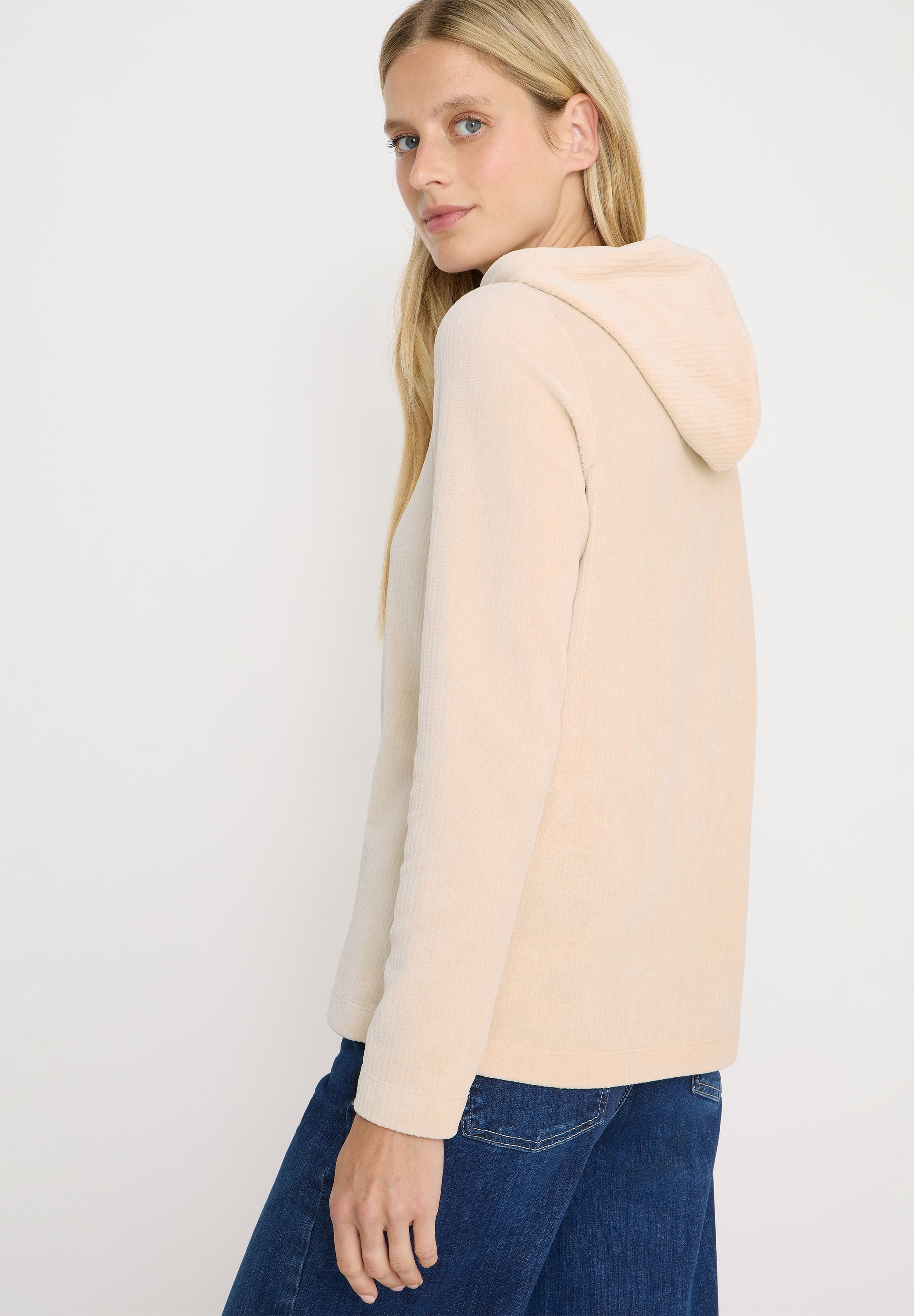 Cecil Hoodie , aus softem Cord und mit Kapuze