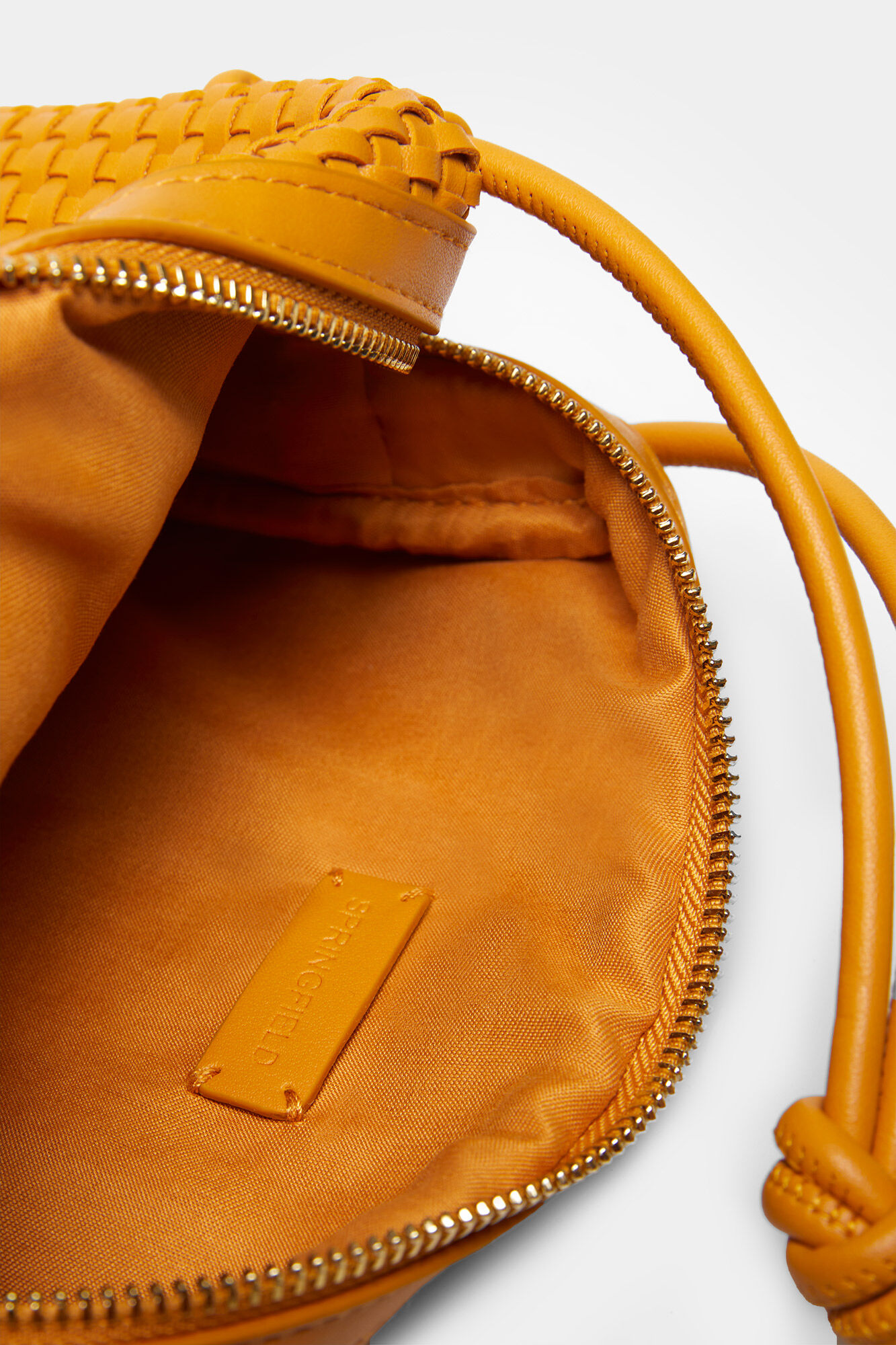 Bolso Bandolera Trenzado - dourado
