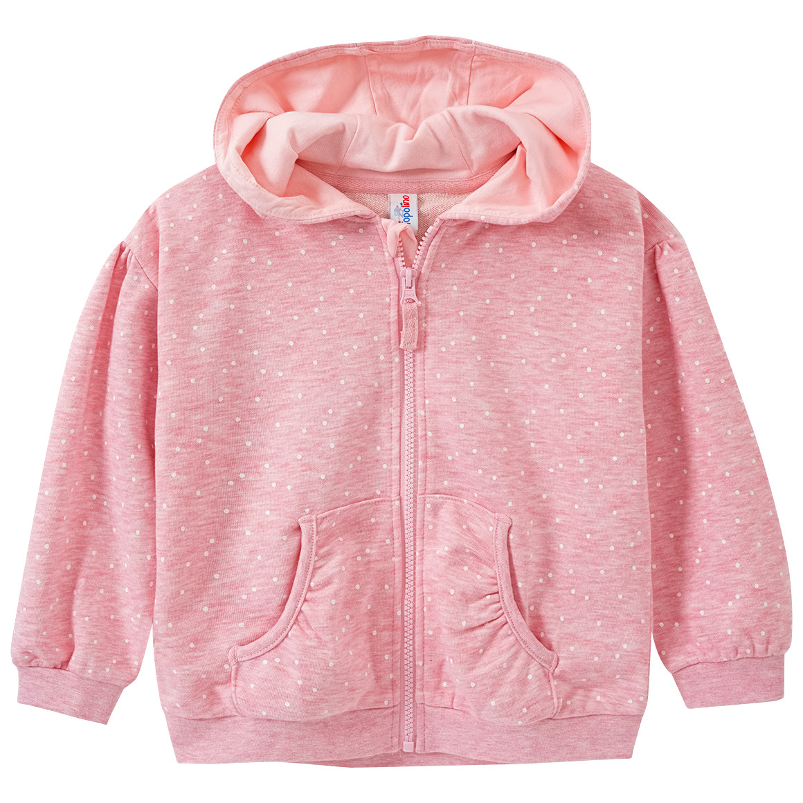 Topolino Mädchen Sweatjacke mit Punkten rosa