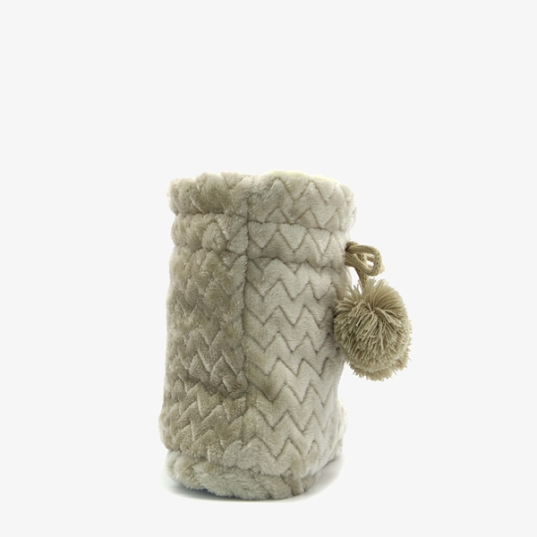 Thu!s hoge dames sloffen beige