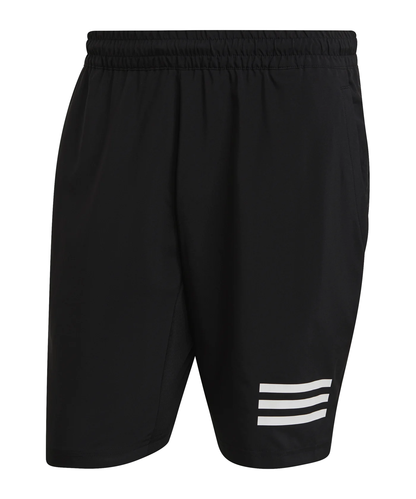 adidas 3 Stripes Tennis Short Schwarz Weiss