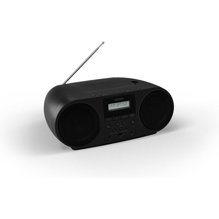 Radio Philips FM TAZ5000 avec Lecteur CD Noir