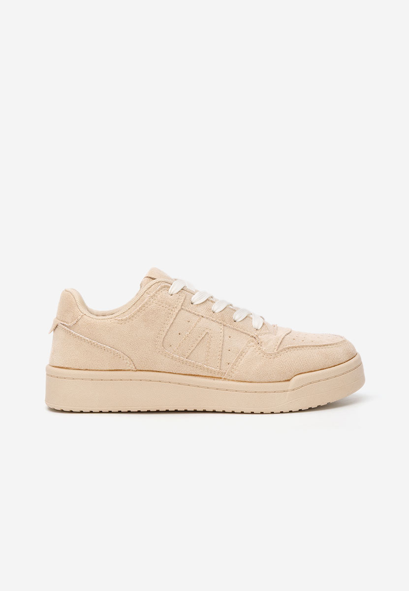 Baskets pour femme beige Zalira