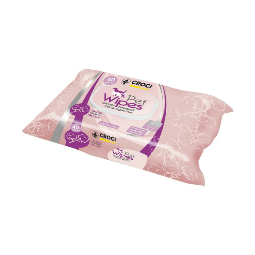 Lingettes humides pour animaux domestiques xl 40 uds 30 x 20 cm
