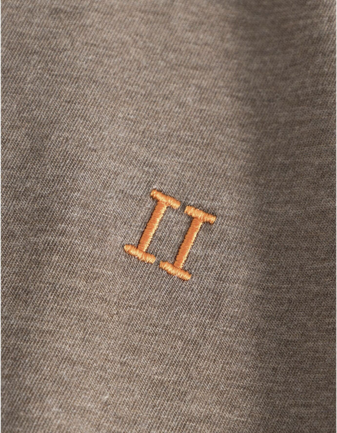 Les Deux Nørregaard T-Shirt - Seasonal Mountain grey melange/orange