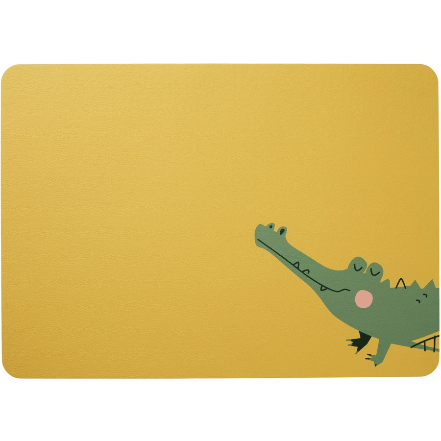 ASA Selection Tischset Croco Krokodil gelb