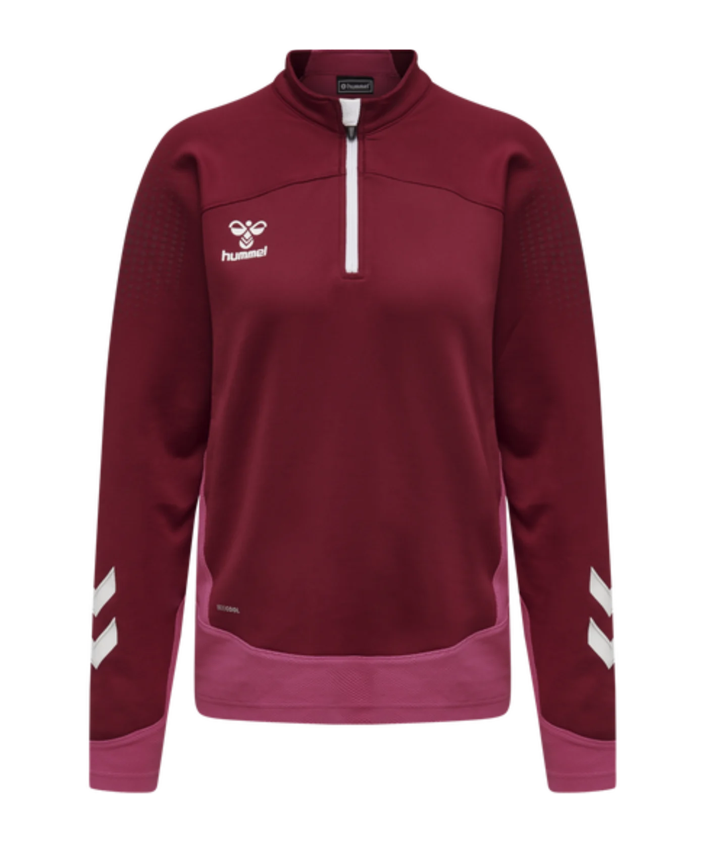 Hummel hmlLEAD HalfZip Sweatshirt Damen Rot F3584