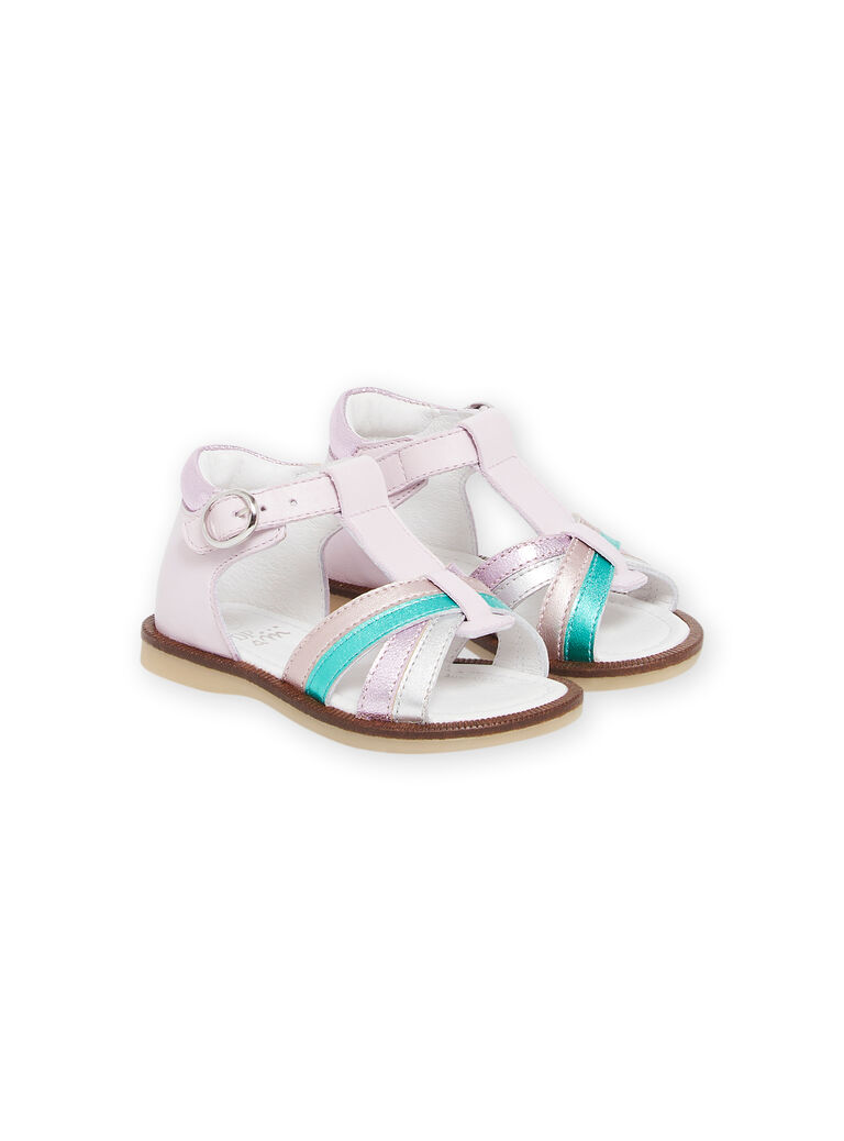 Sandales roses bébé fille