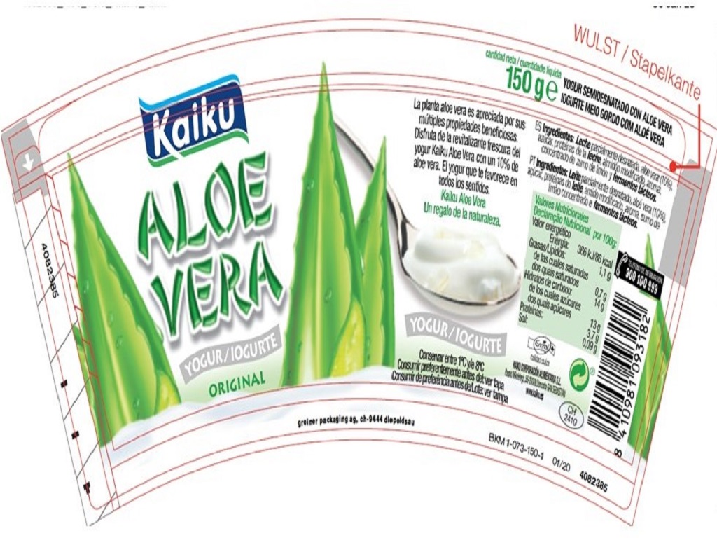 IOGURTE BATIDO/CREMOSOS KAIKU ALOE VERA 150