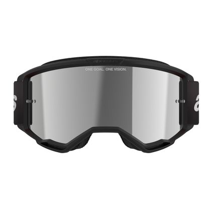 Masque cross Alpinestars VISION 3 WORDMARK IRIDIUM 2025 - Noir