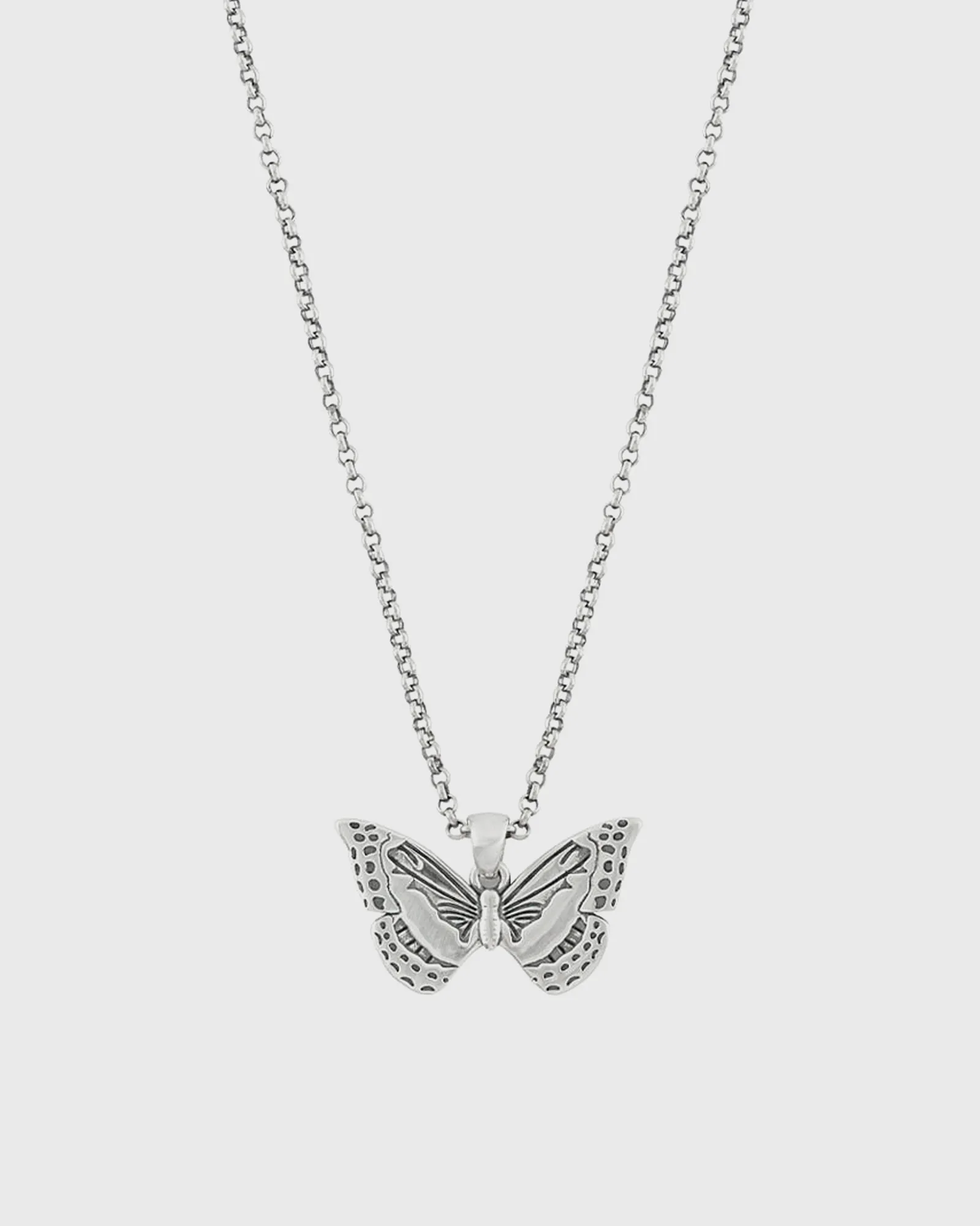 Serge DeNimes Silver Butterfly Necklace