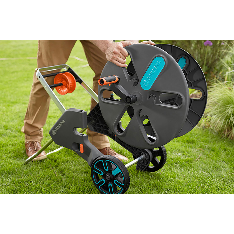 Gardena slangenwagen AQUAROLL L EASY SET 50m