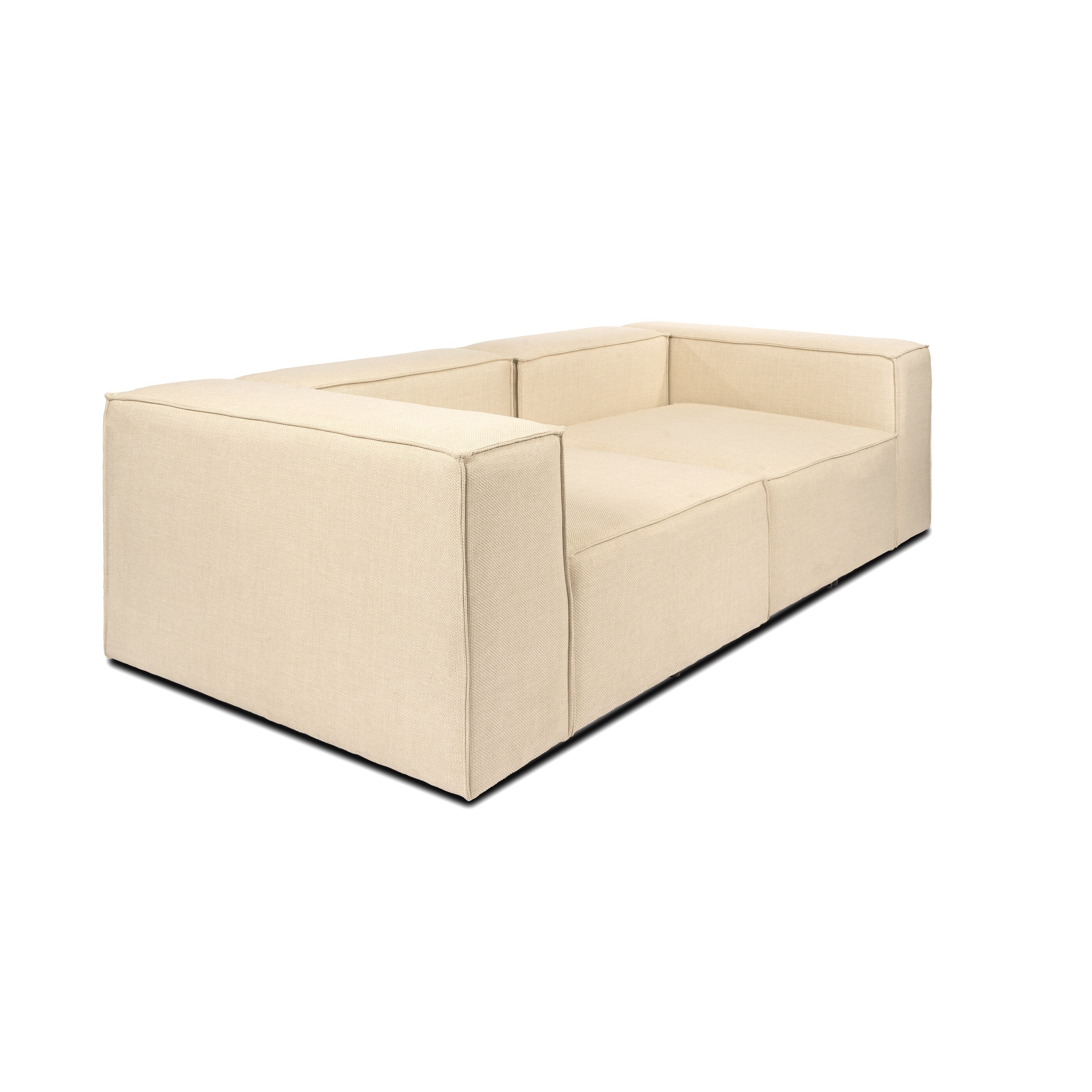 HOME DELUXE Modulares Sofa VERONA Größe S Beige - versch. Ausführungen