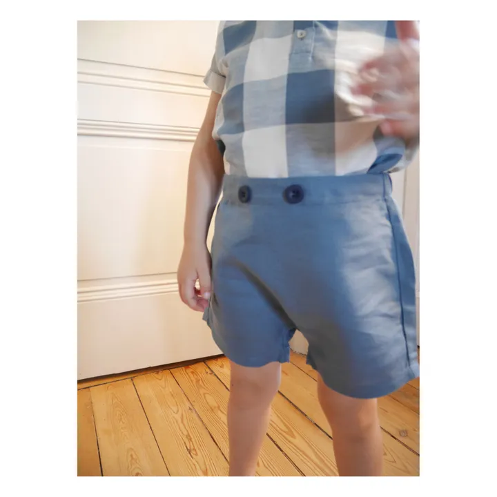 La Petite Collection Short Lin Sirwal | Bleu