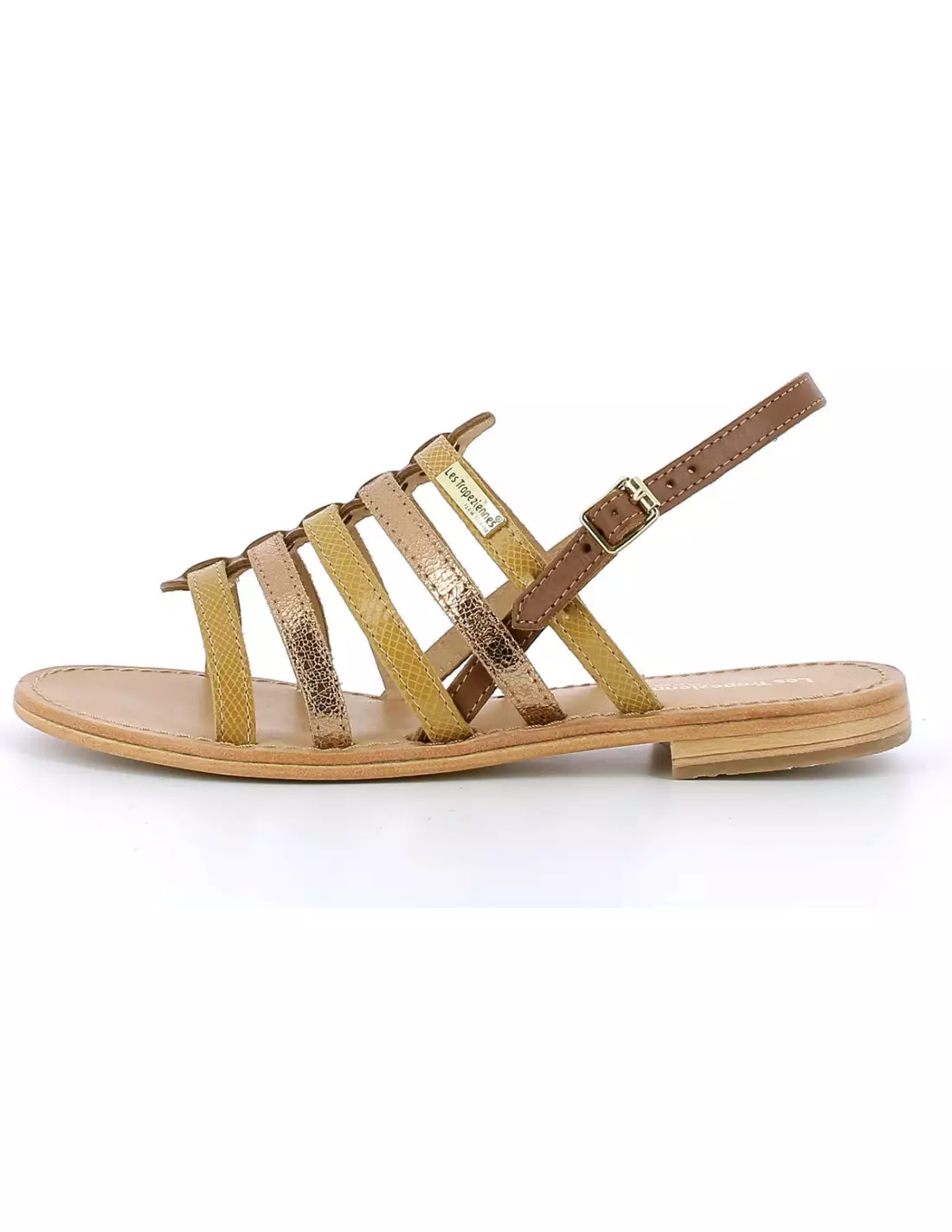 LES TROPEZIENNES HAVANE - Sandales & nu-pieds JAU/BZE
