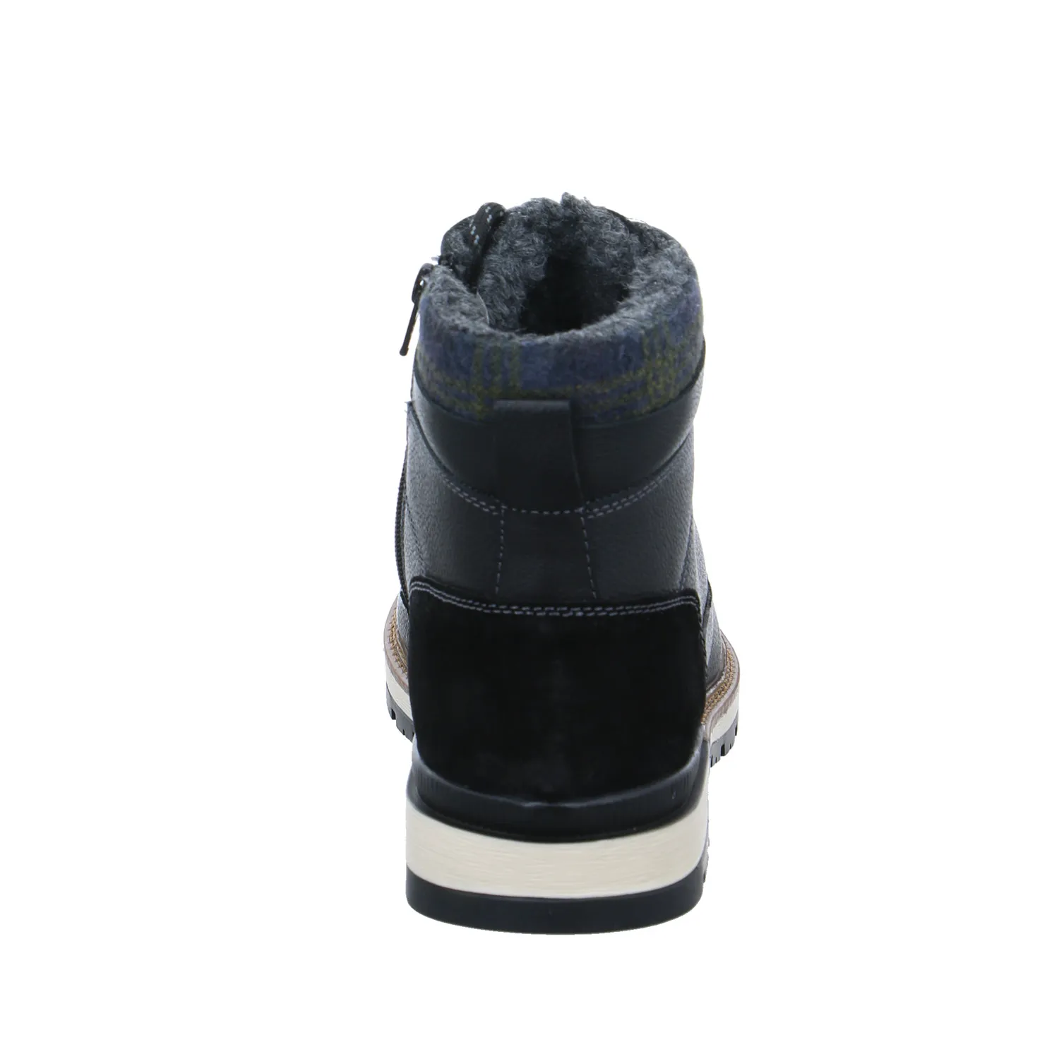 STONE WALK Winter-Boots Schwarz Leder