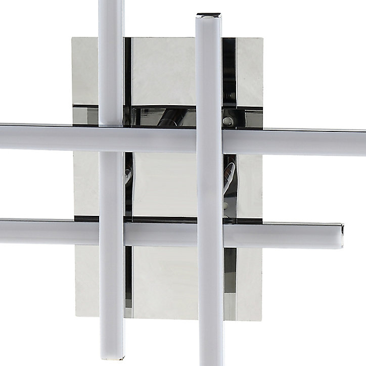 Applique murale LED intégrée Alani 660lm 10W IP20 GoodHome argent