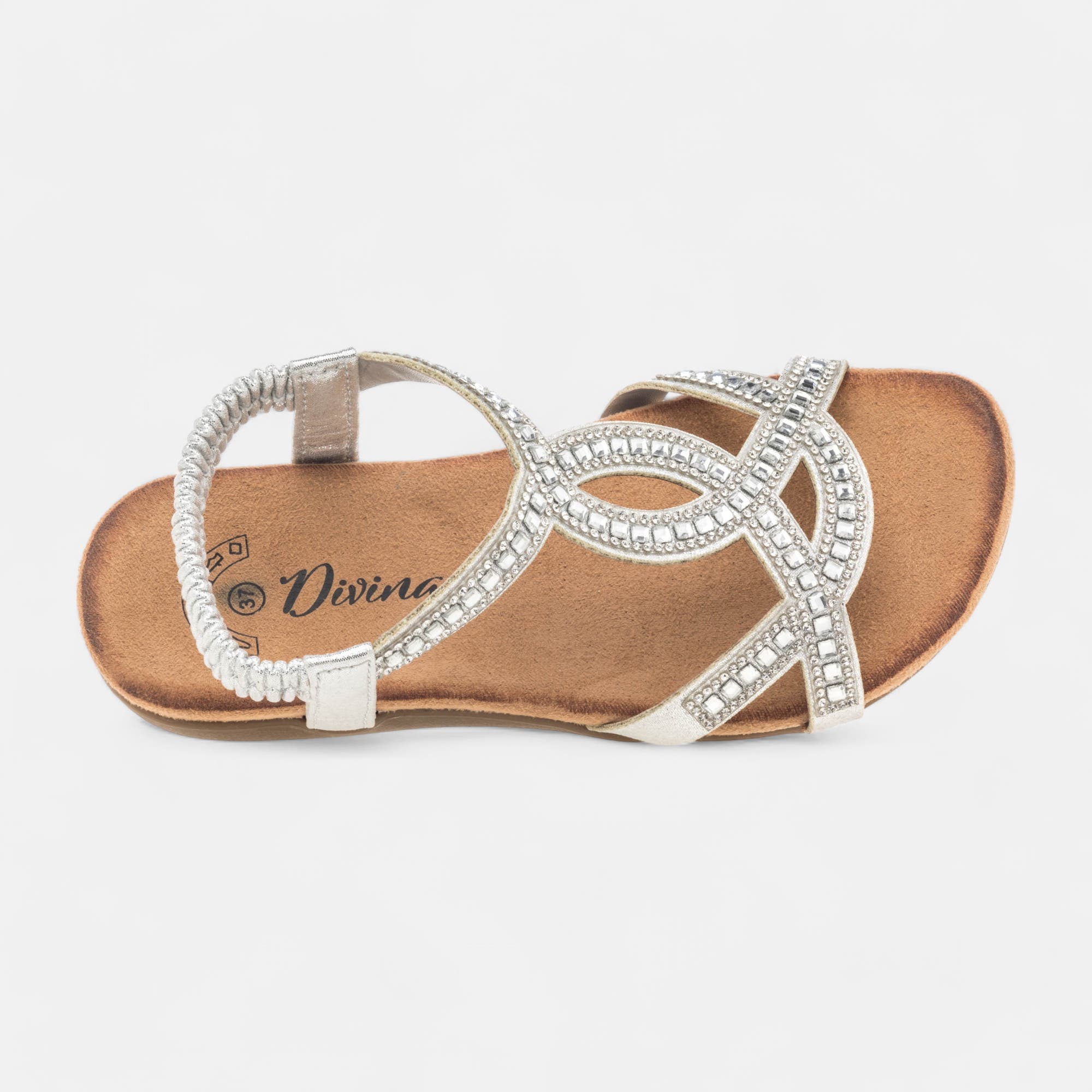Sandales Fille argent