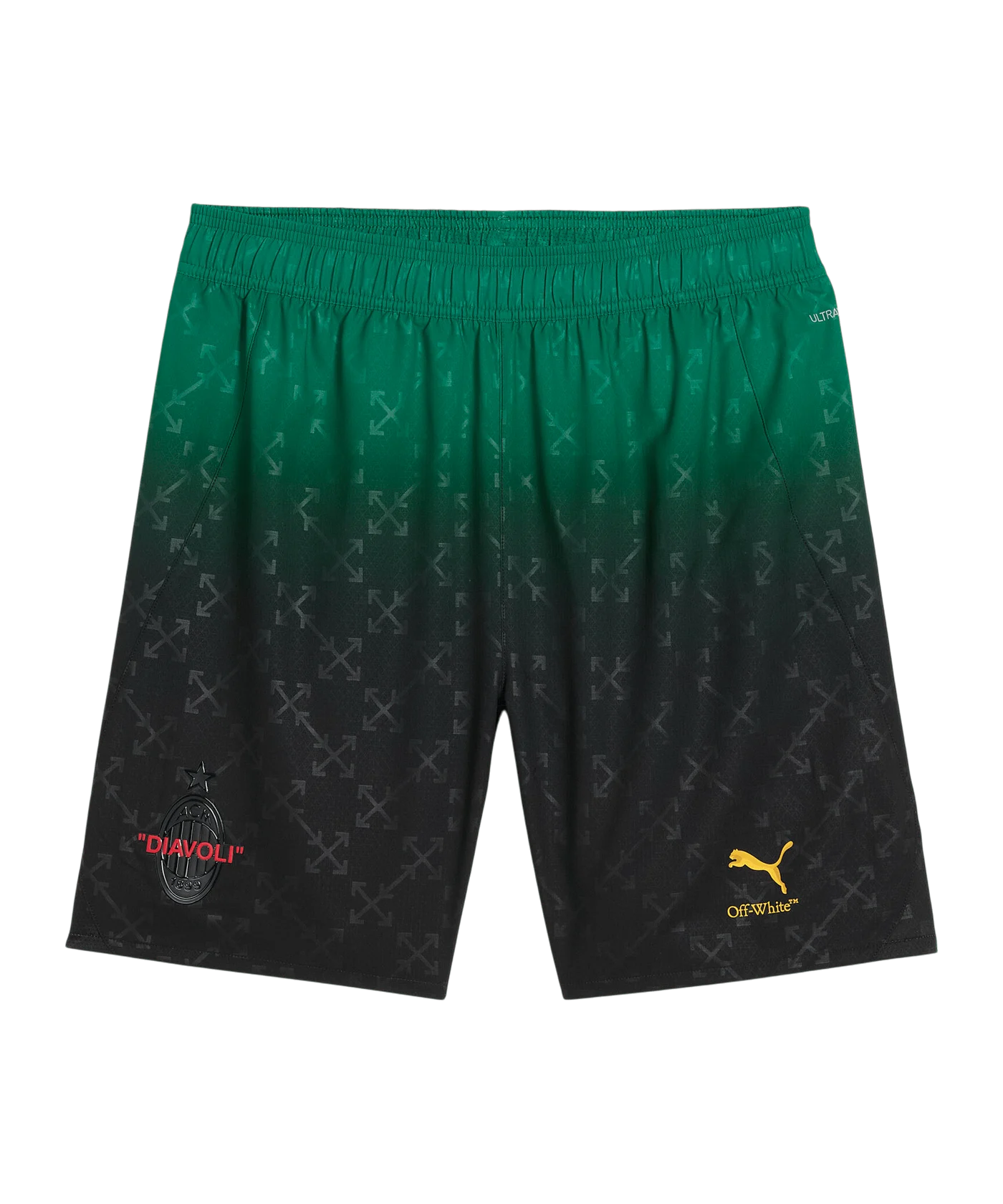 PUMA AC Mailand X Off-White Authentic Short Schwarz F01
