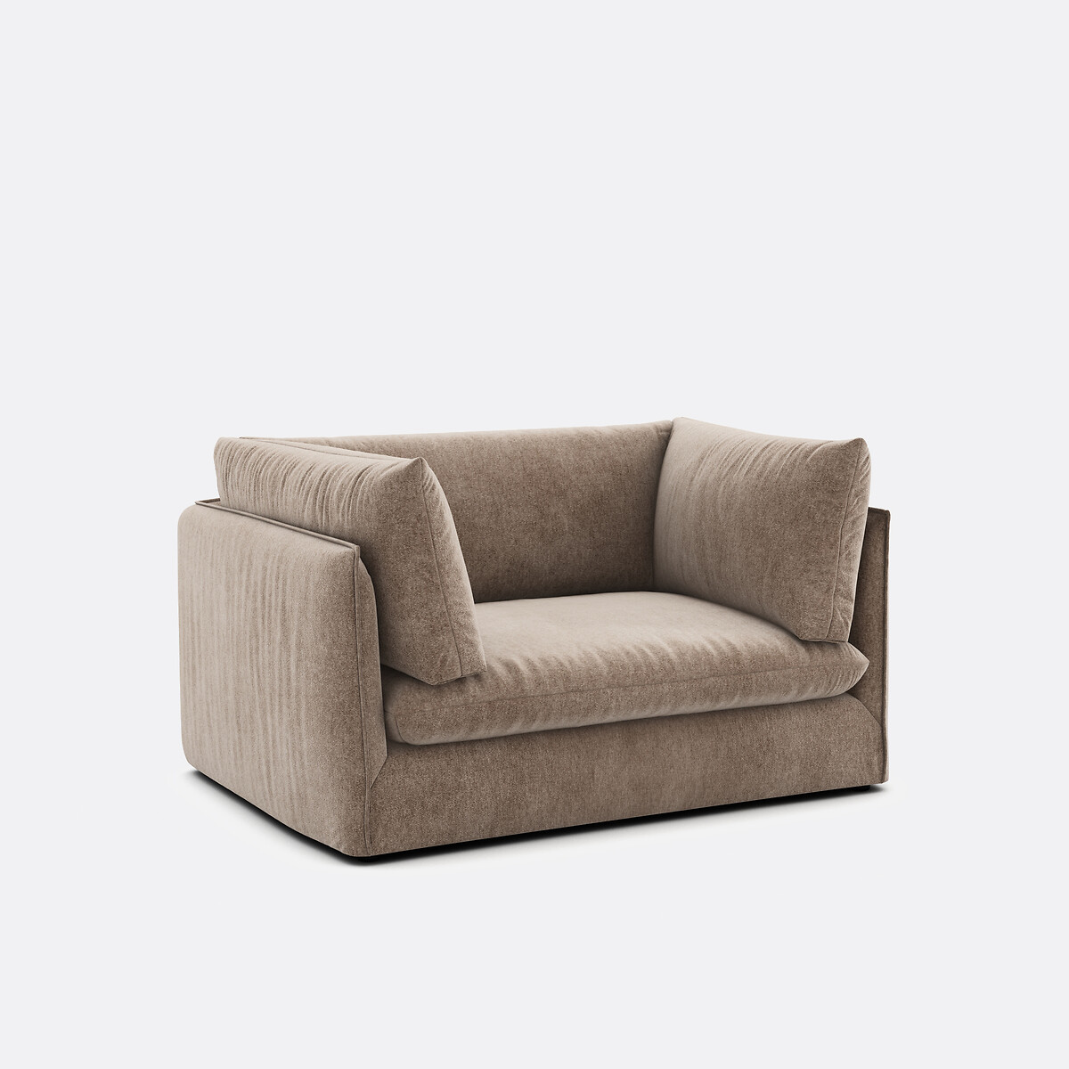 LA REDOUTE INTERIEURS<br>Poltrona XL em tecido misto Malo