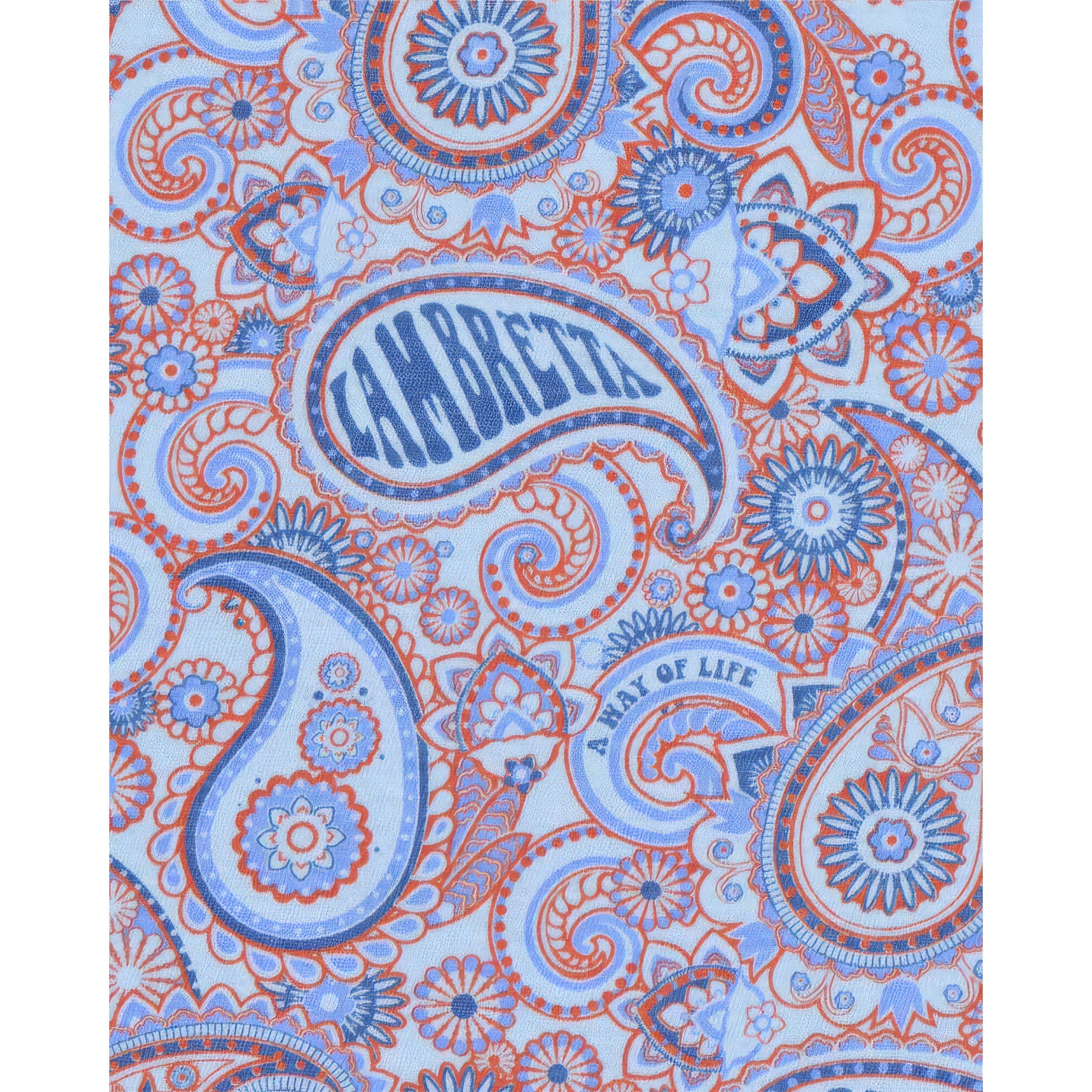 Lambretta Paisley Brand Tee