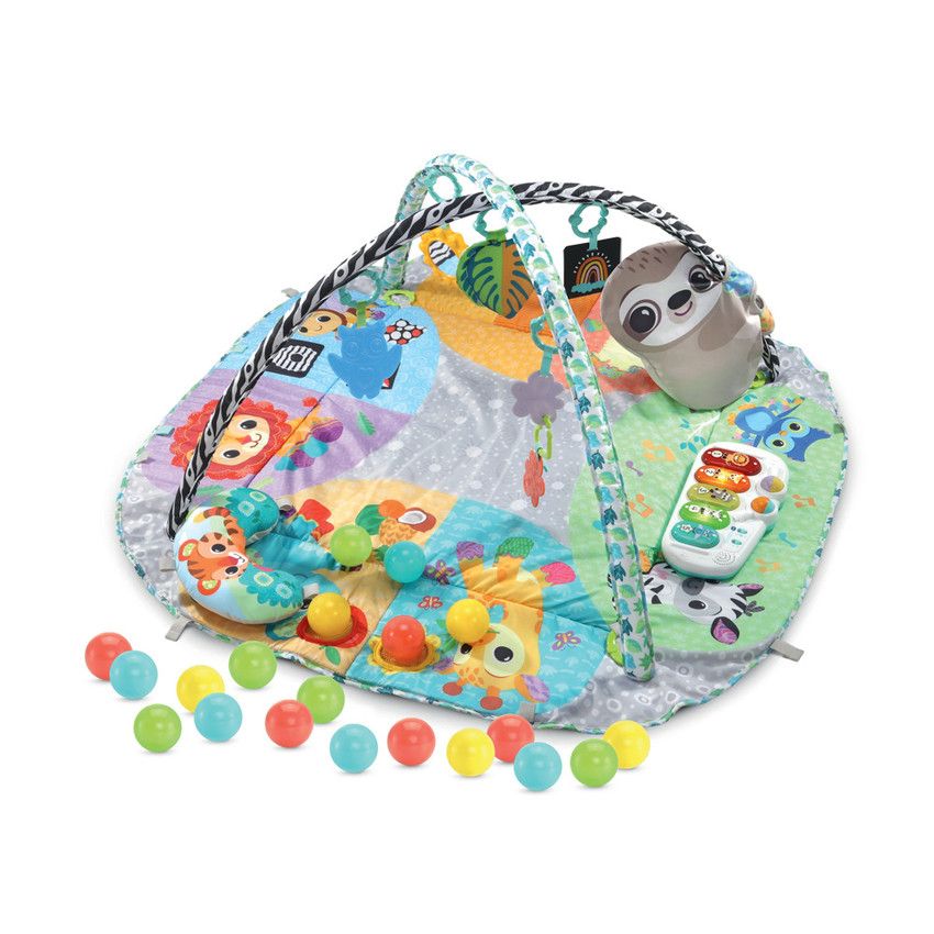 Maxi tapis d'éveil sensoriel 7 en 1 - Ecru
