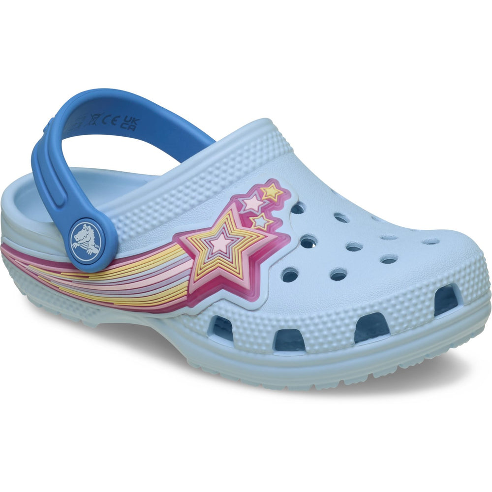 Køb Crocs Blue Frost Classic Star Lights Clog