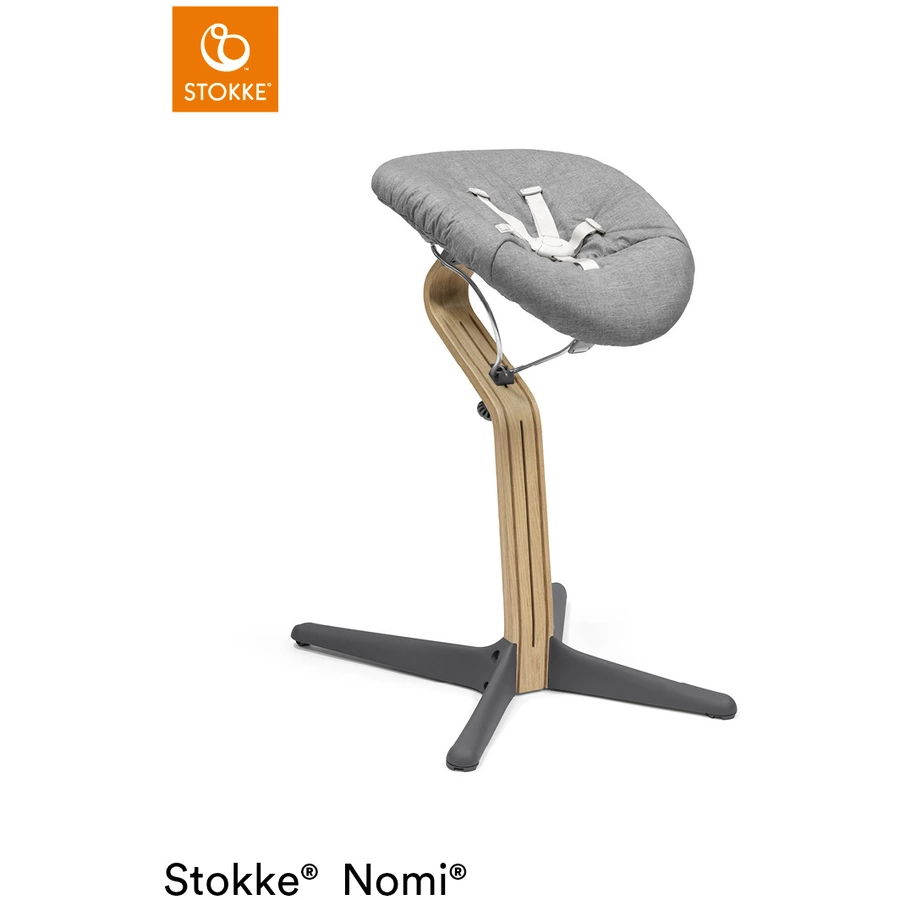 STOKKE® Nomi® Hochstuhl Eiche   anthrazit