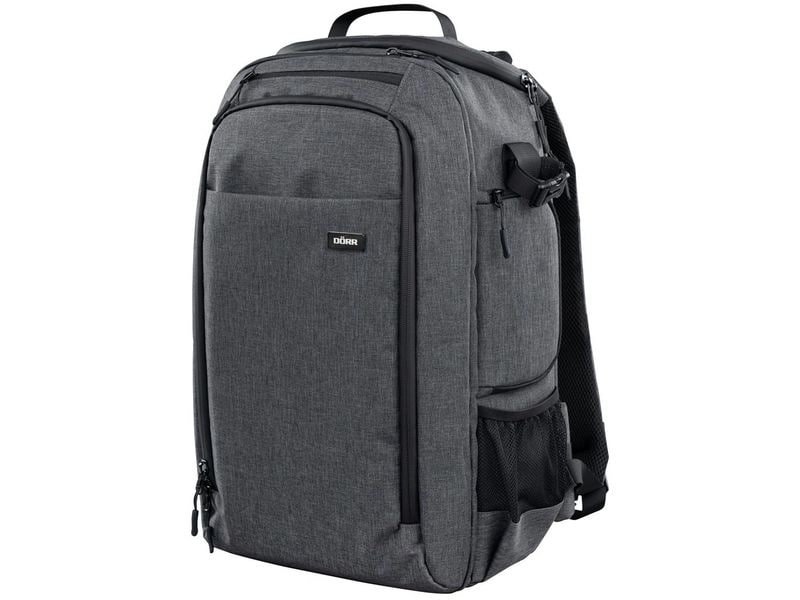 Dörr Fotorucksack Prag Pro Grau Rucksack mit Platz für DSLR und Zubehör