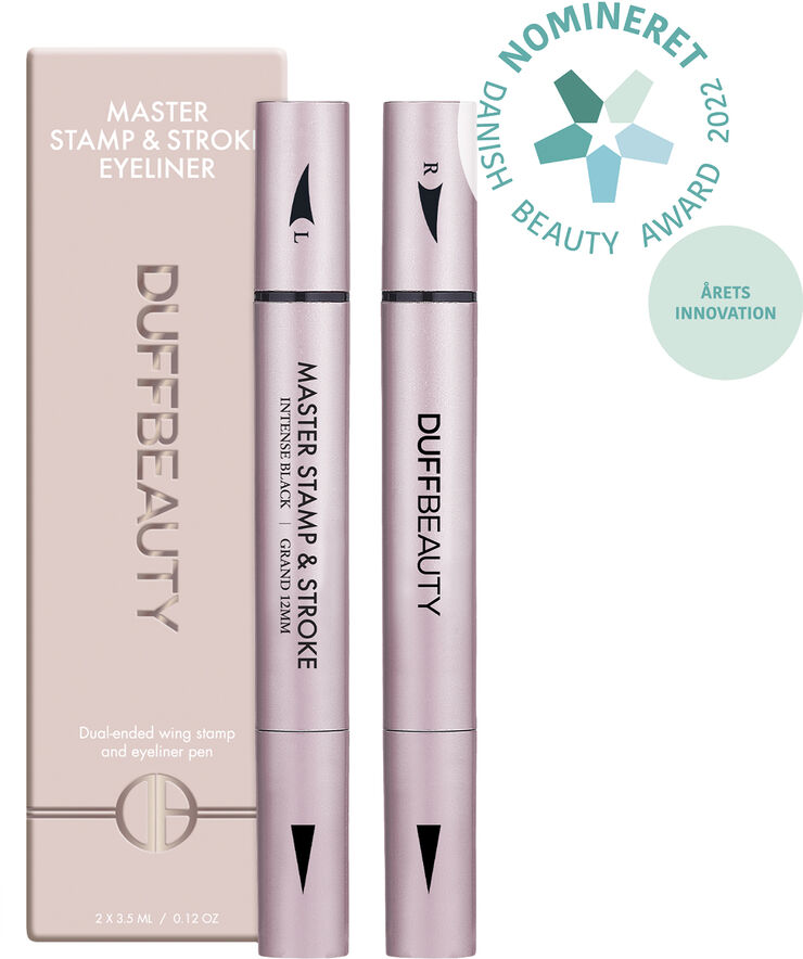 DUFFBEAUTY Master stamp and stroke eyeliner Intense Black - grand 12mm