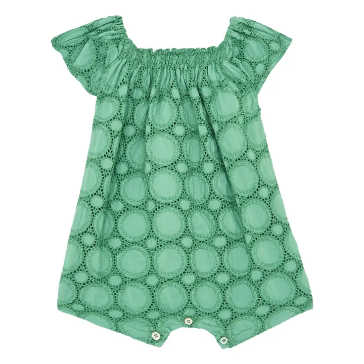 Zhoe & Tobiah Combishort Ajourée | Vert argile