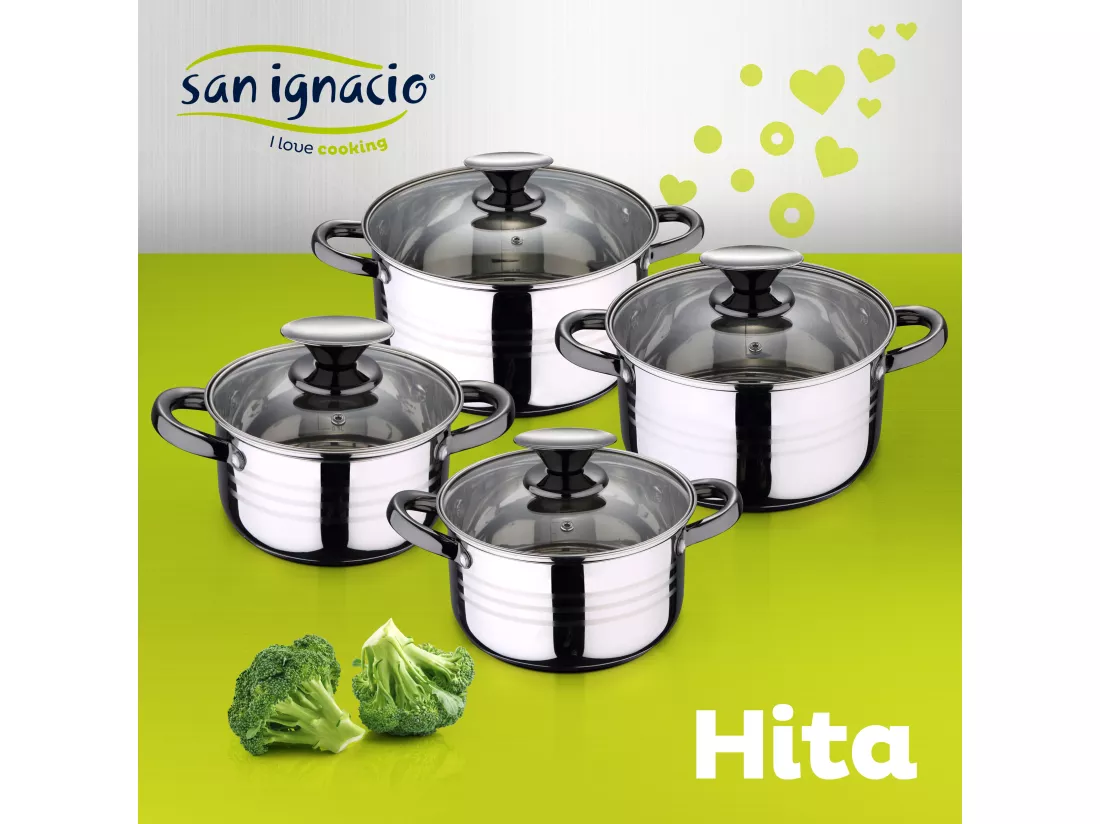Set 8pc SIP Cookware + Set 3 poêles SIP CUNE 16/20/24