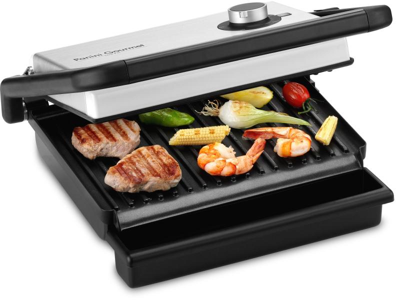 Trisa Panini-Grill Gourmet 1200 W Panini-Grill Gourmet, Silber