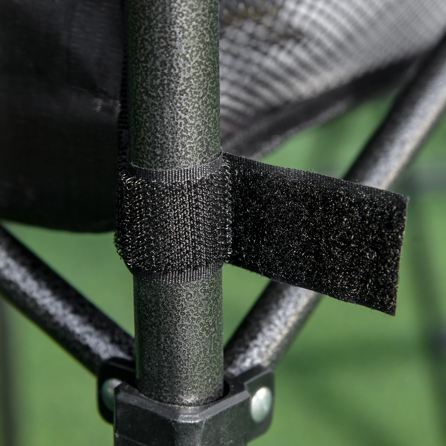 Outsunny Campingtisch mit Aufbewahrungstasche und Netztasche grau