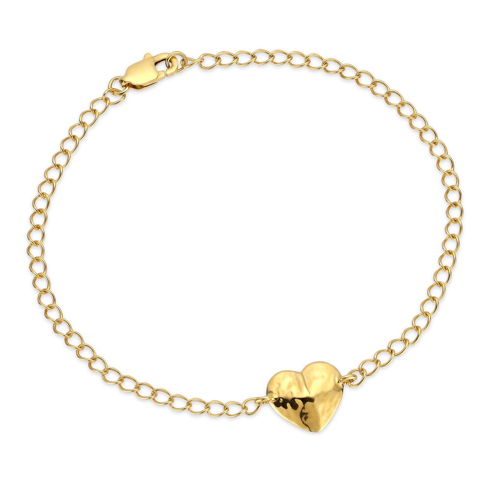 Jane Kønig  Bruised Heart armbånd - forgyldt