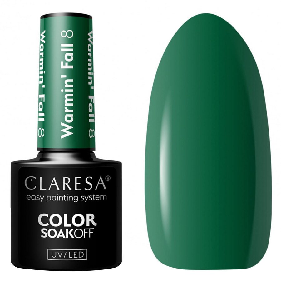 Claresa Nail Polish Hybrid Soak Off Warmin' Fall 08 5ml
