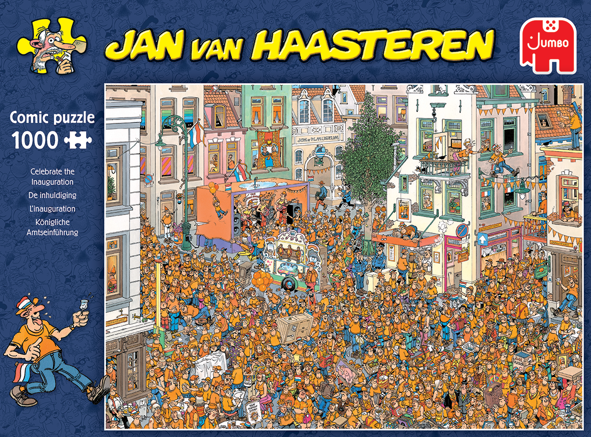 Jan Van Haasteren - Celebrate the Inauguration (1000 brikker)