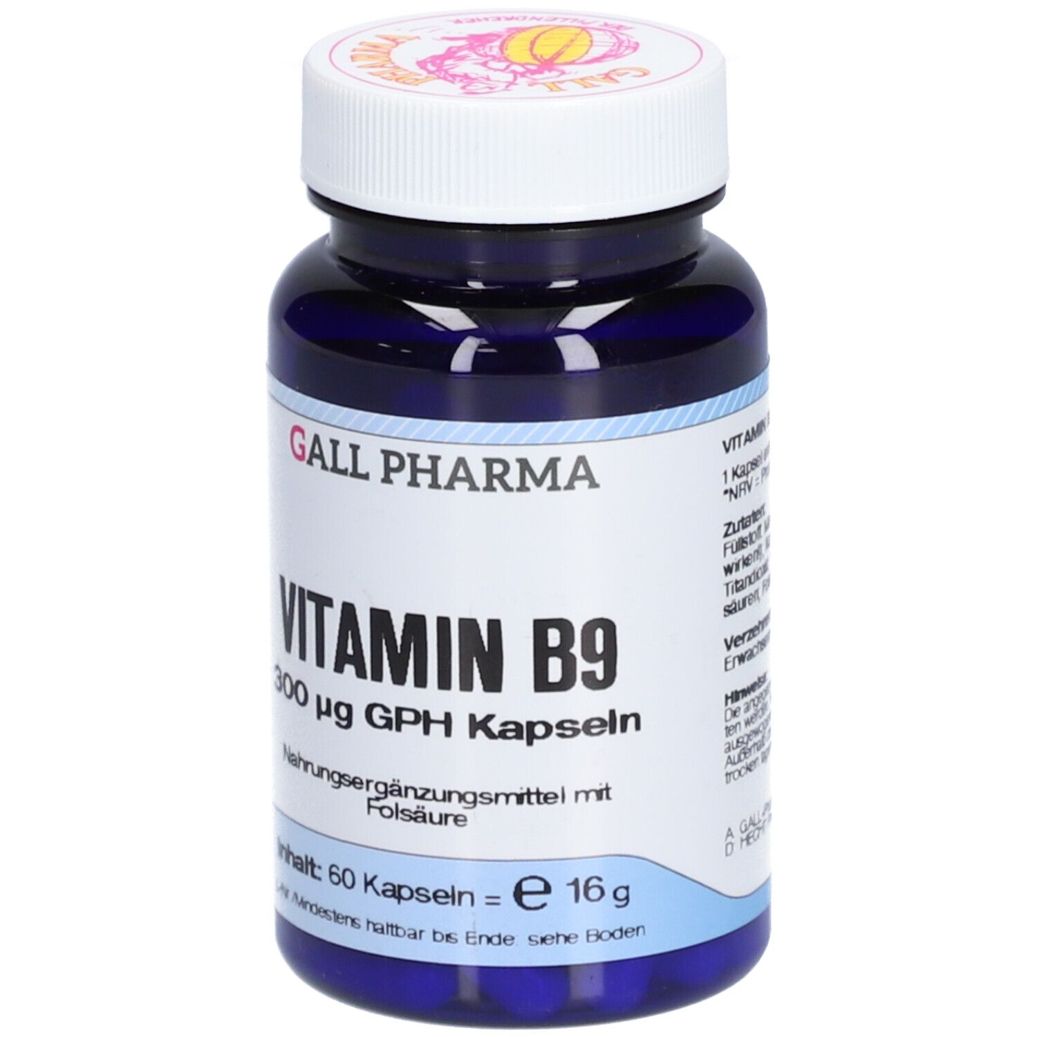 GALL PHARMA Vitamin B9 300 µg GPH Kapseln