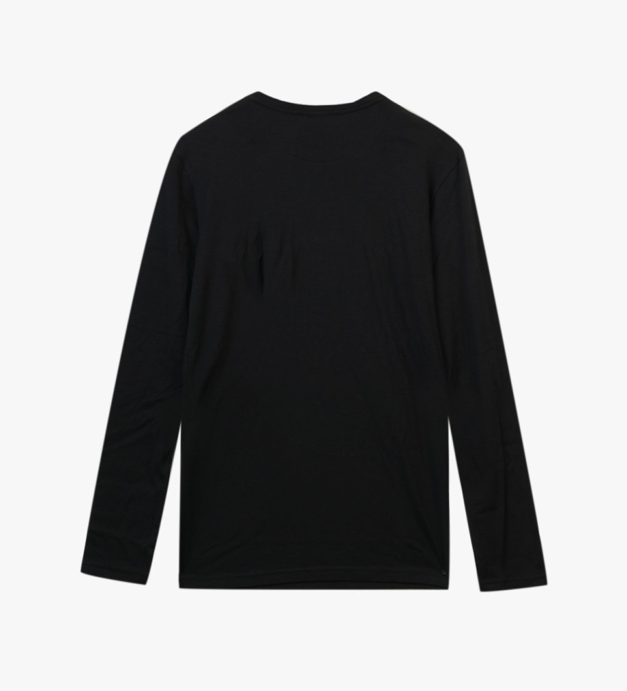 Camiseta de manga comprida Emporio Armani preta