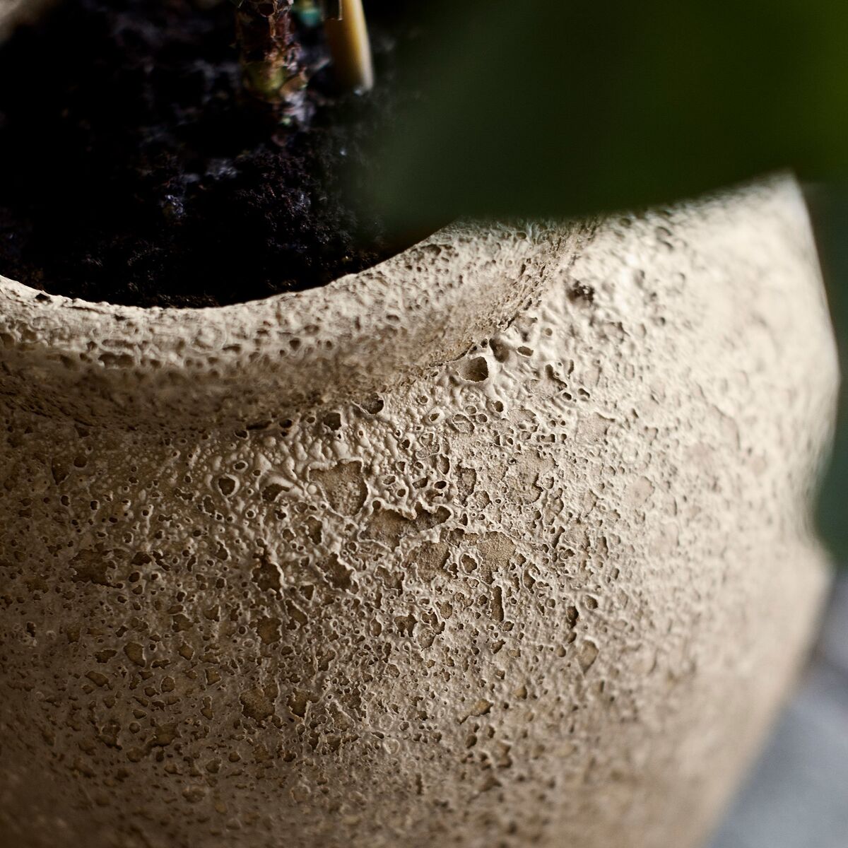 Luna vas 38 cm, beige