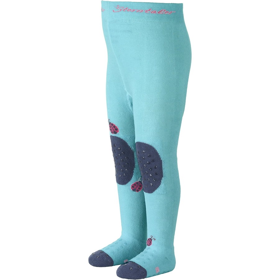 Sterntaler Krabbelstrumpfhose Regenbogen helltürkis