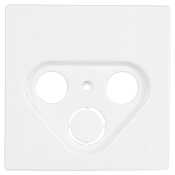Schneider Merten D-Life Centraalplaat Radio/TV wit