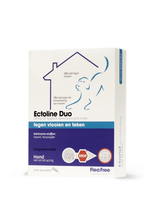 Flea Free Spot-On Combo Hond Large - Anti vlooien en tekenmiddel
